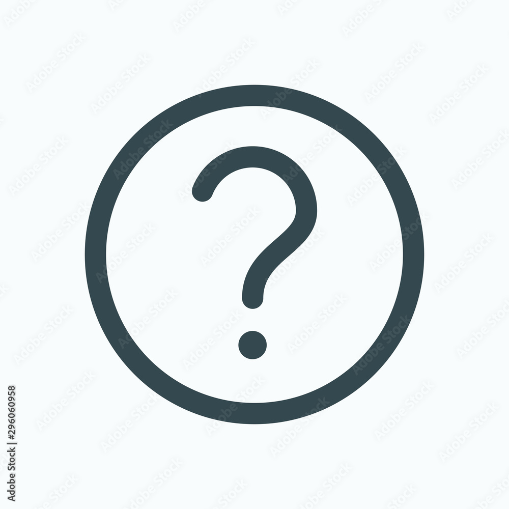 More information isolated icon, question linear vector icon More information isolated icon, question linear vector icon
