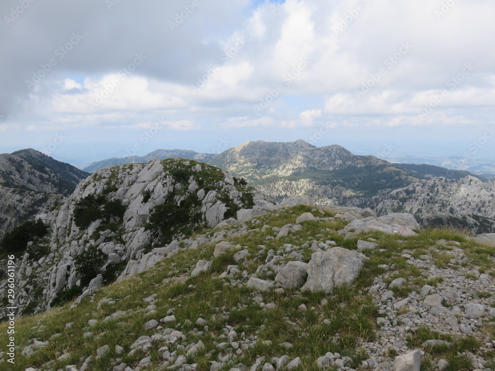 Obraz premium Mountain Orjen Montenegro mountain top landscape