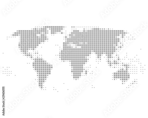 Karte der Welt