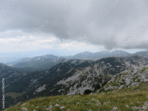 Mountain Orjen Montenegro mountain top landscape