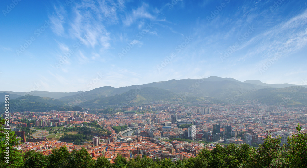 View of city Bilbao