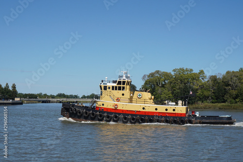 Tugboat on the Savannah River