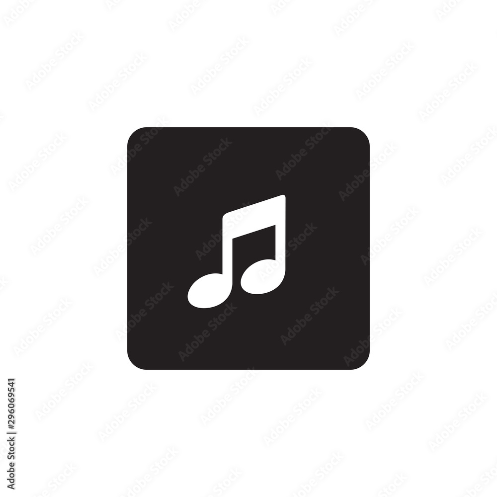 Music icon symbol vector Music icon symbol vector