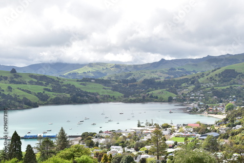 Akaroa in South Island, New Zealand