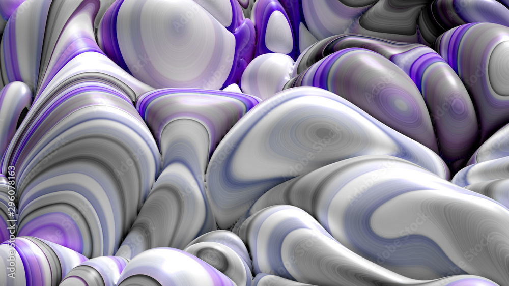 Obraz premium Soft, nice abstract background in bright colors. 3d illustration, 3d rendering.