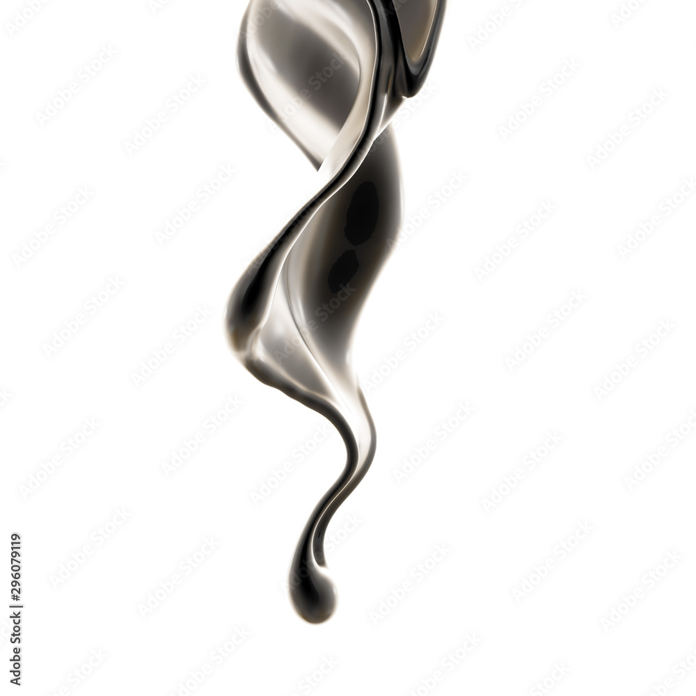 Splash fluid. 3d illustration, 3d rendering. Splash fluid. 3d illustration, 3d rendering.