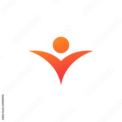 Happy kid logo, Stock Vecto...