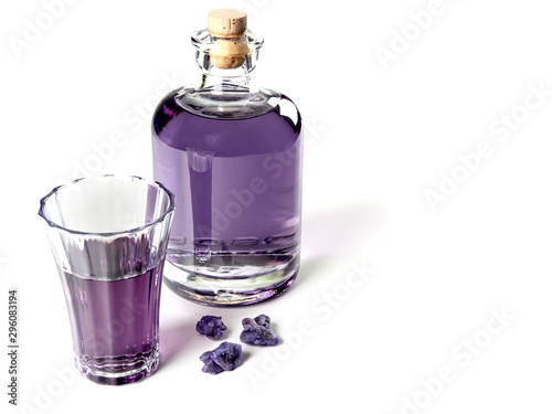 Crème de Violette liqueur photo