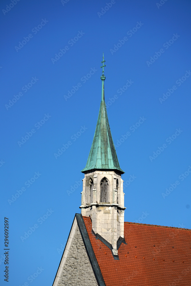 Regensburg is a city in Bavaria with a very well preserved old town and many churches