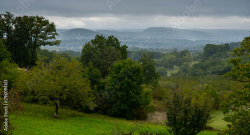 Landschaft im Corrèze bei Collonges la Rouge im Vallée de la Dordogne © Tanja Voigt 