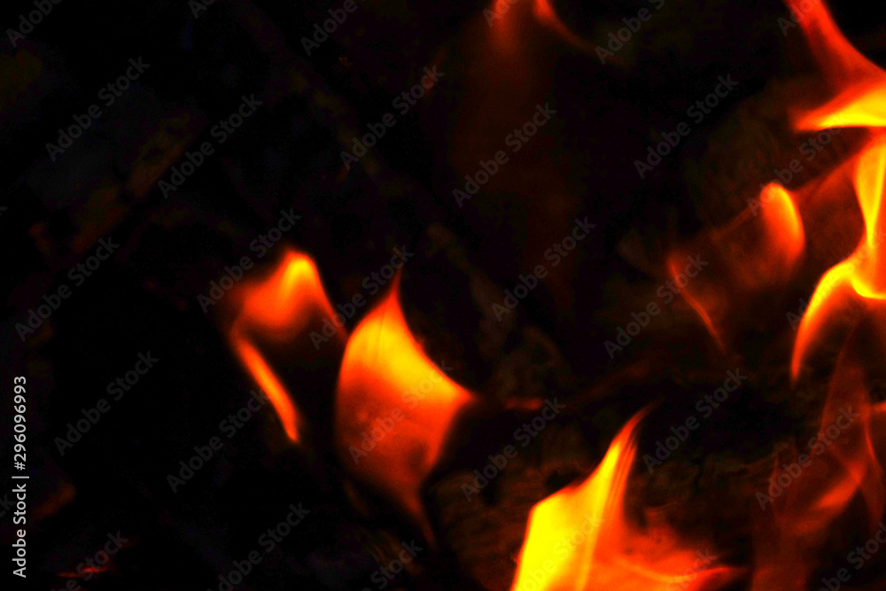 fire in the fireplace fire in the fireplace