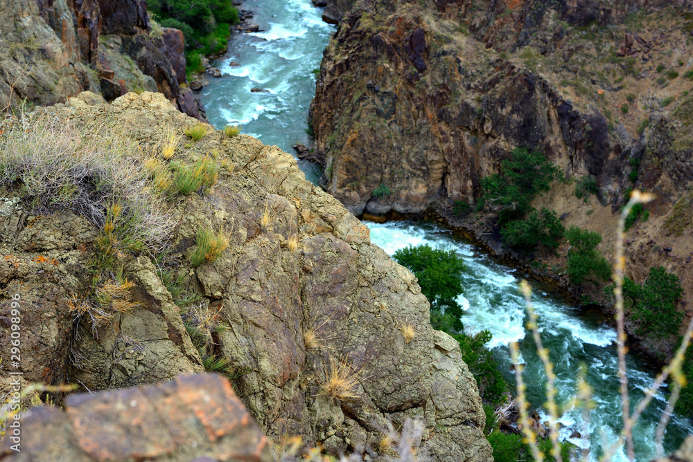 Charyn river rocky banks