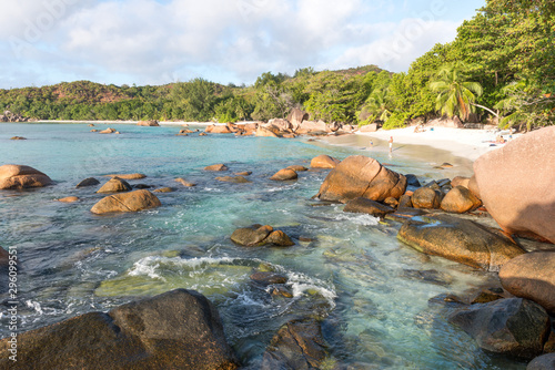 Anse Lazio beach at the beautiful Seychelles.