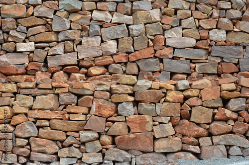 wall of old bricks