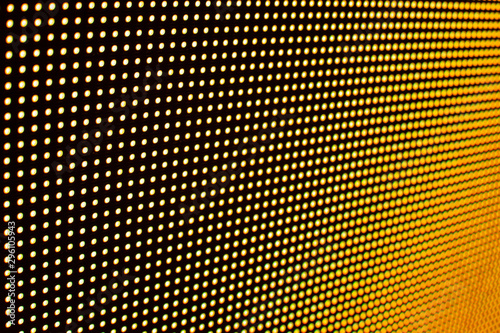 LED video wall with high saturated pattern