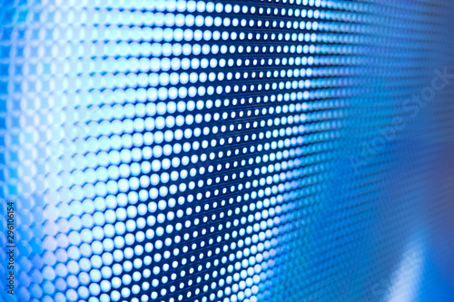 LED video wall with high saturated pattern