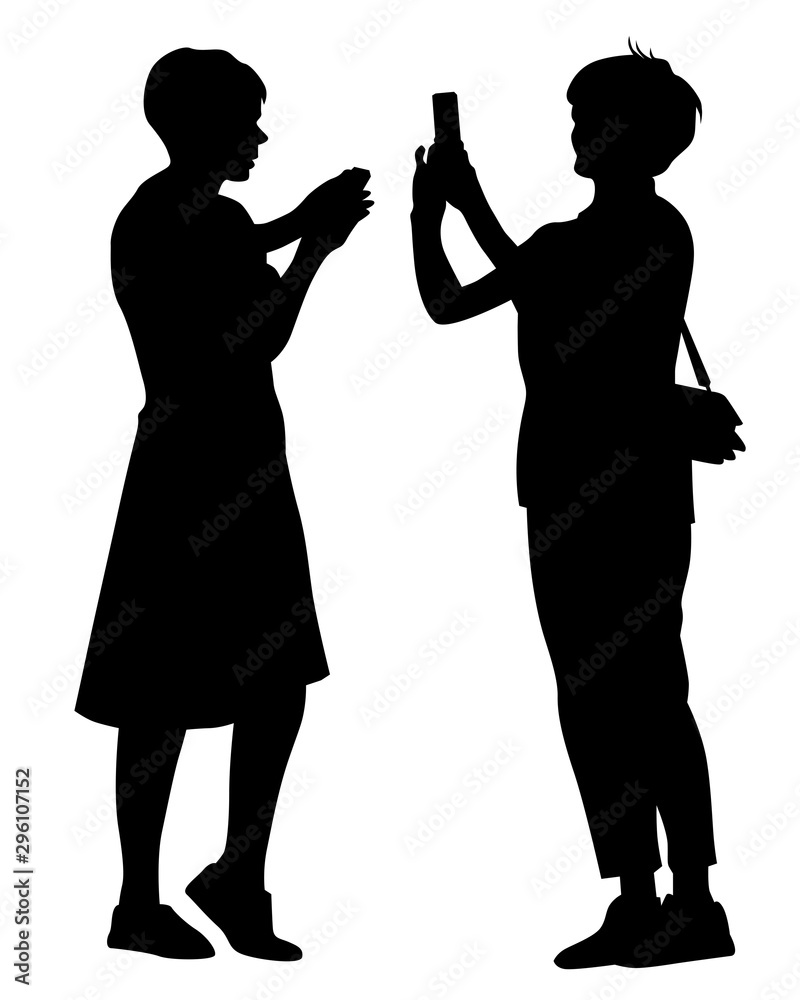 Young woman with smartphone on a white background Young woman with smartphone on a white background