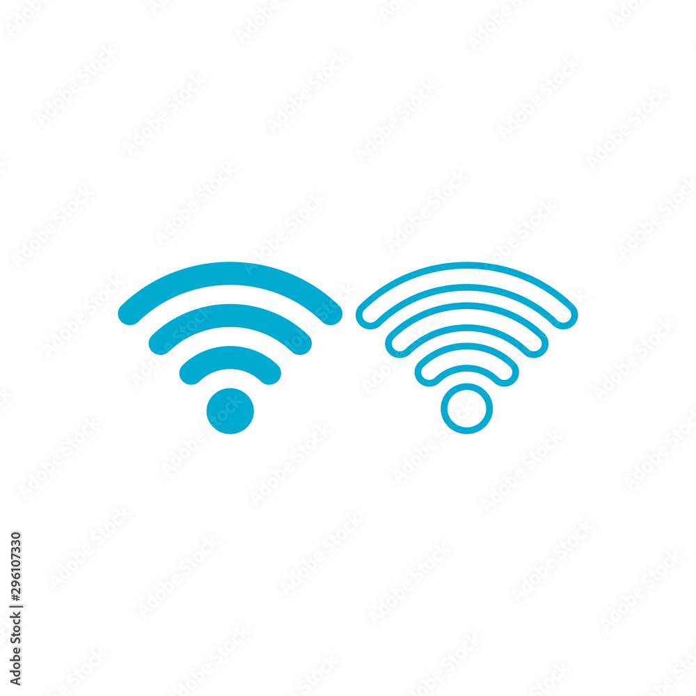 wifi or wireless icon,internet network storke outline and flat style. Stock Vector illustration isolated on white background. wifi or wireless icon,internet network storke outline and flat style. Stock Vector illustration isolated on white background.
