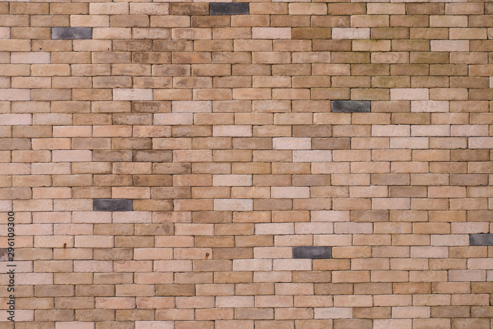 Fototapeta premium Brick wall or bricks pile stack for building construction industrial exterior design concept or background backdrop decoration