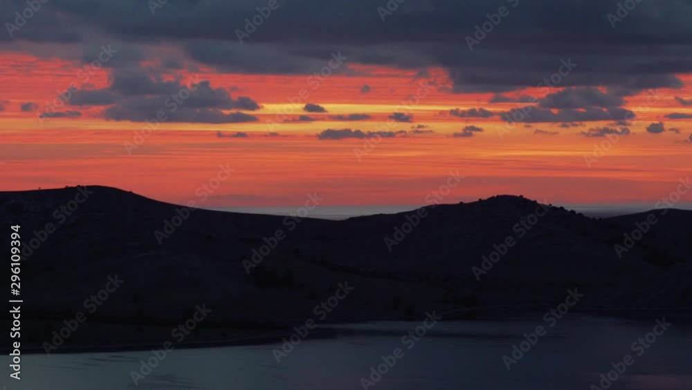Sunset over croatia Sunset over croatia