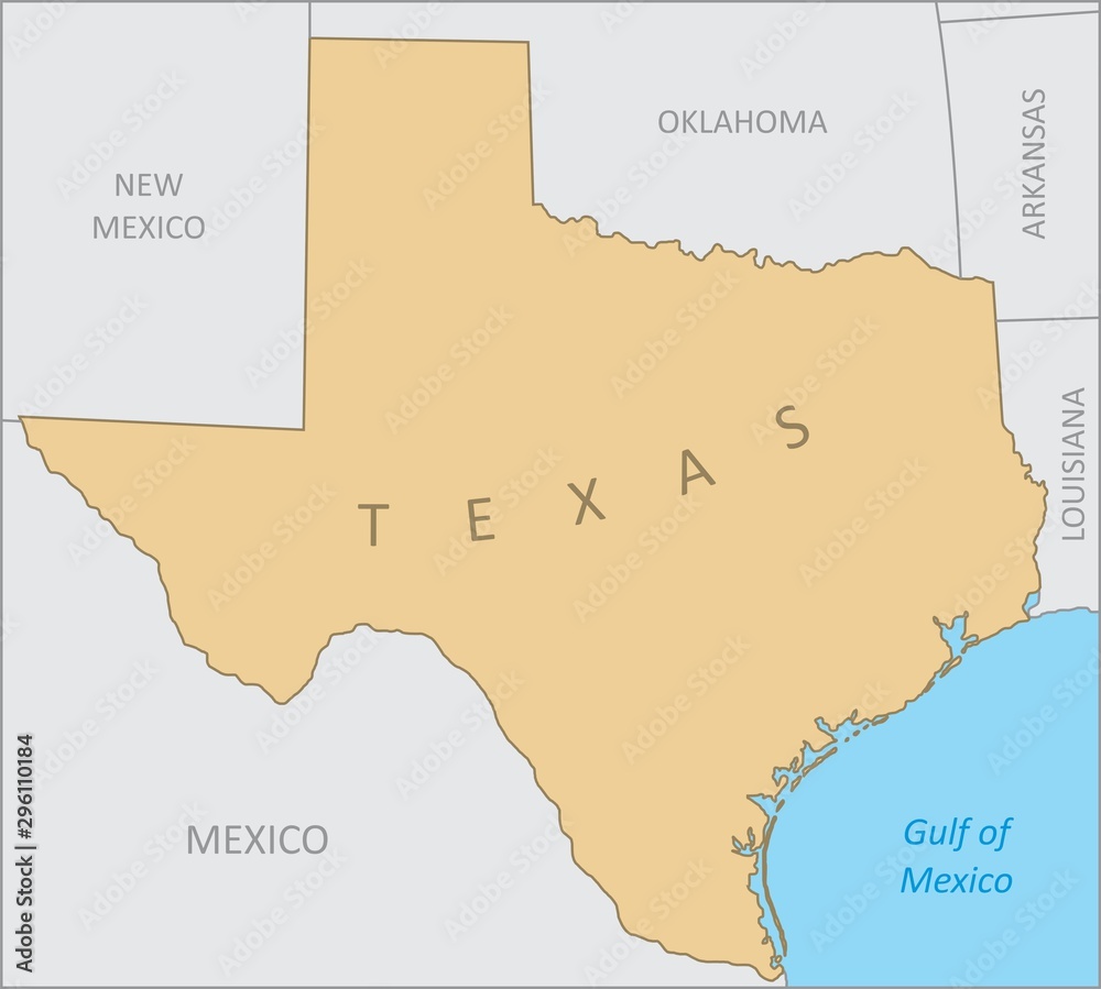 Texas region map