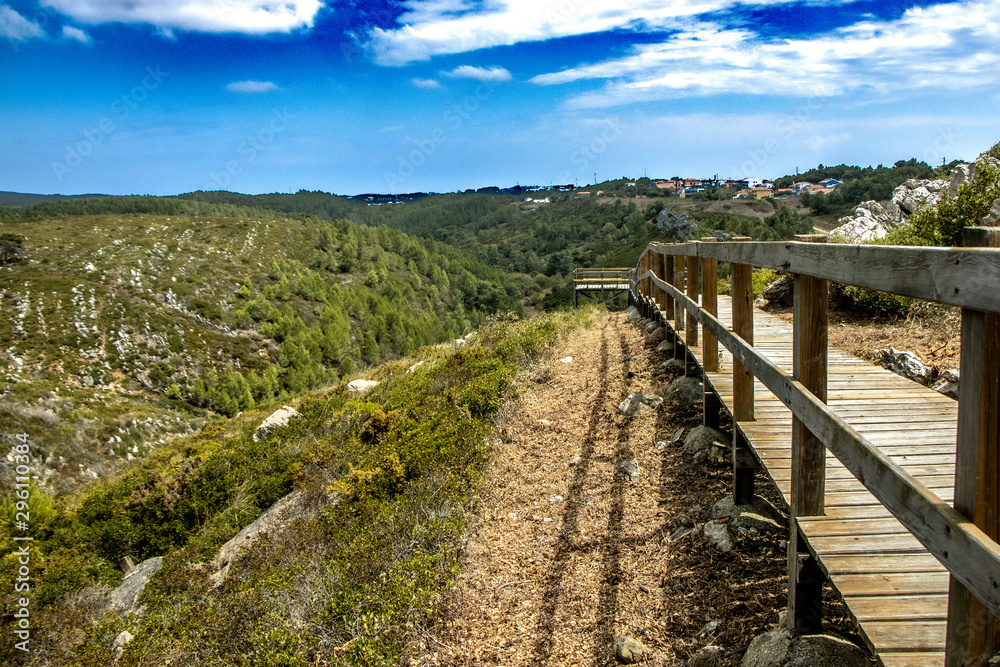 Walking trough the valley