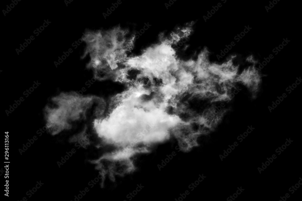 Textured cloud,Abstract black,isolated on black background Textured cloud,Abstract black,isolated on black background