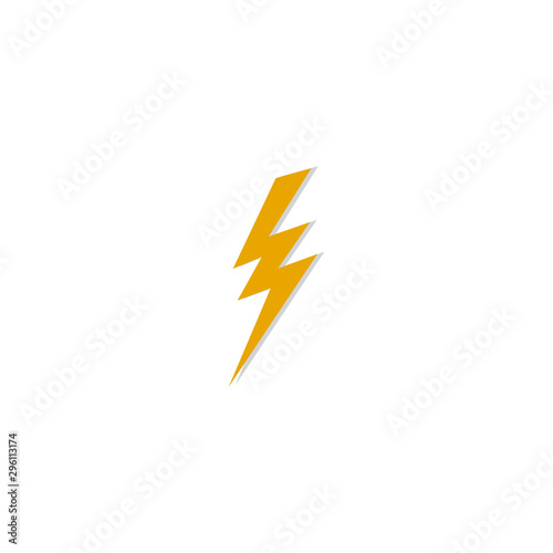 Free Download Lightning bolt flash logo design vector template - GFXLoad