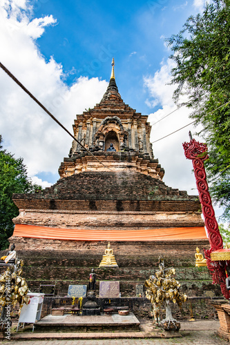 Ancient pagoda in Lokmolee Temple photo