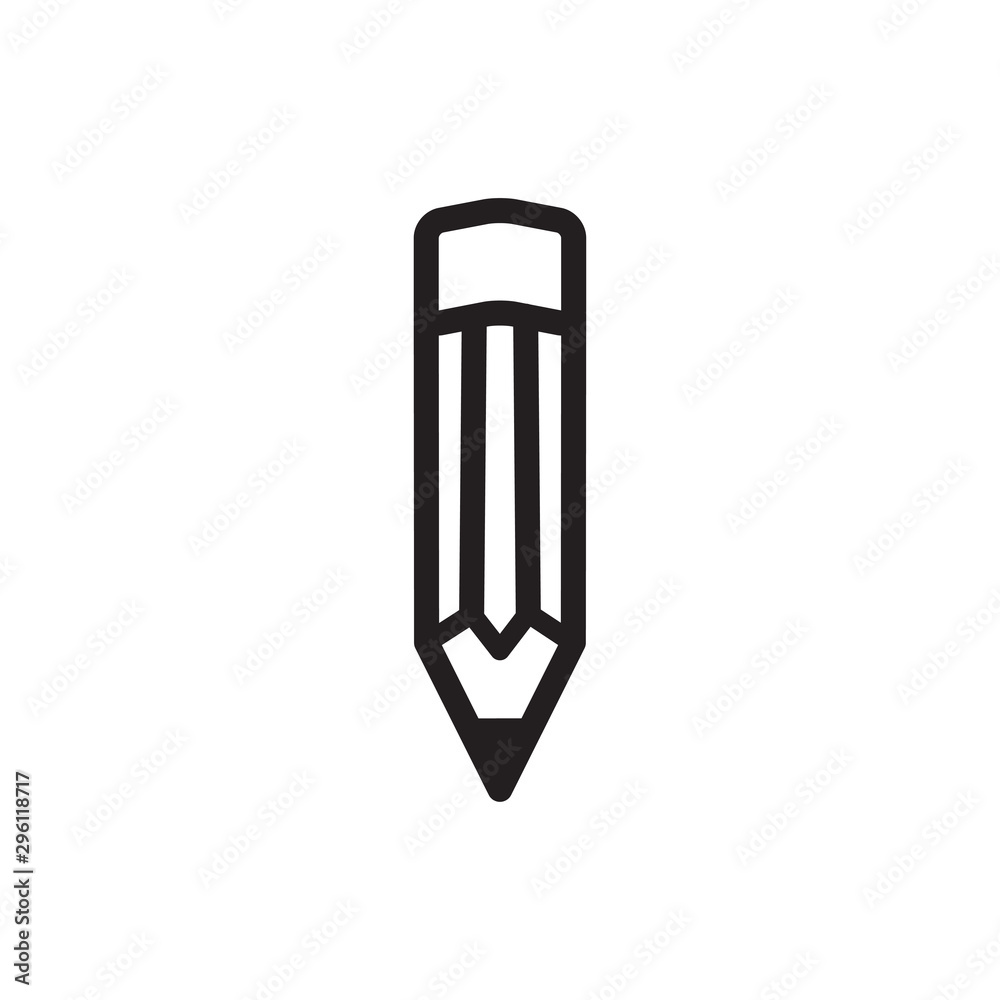 pencil icon vector trendy style pencil icon vector trendy style