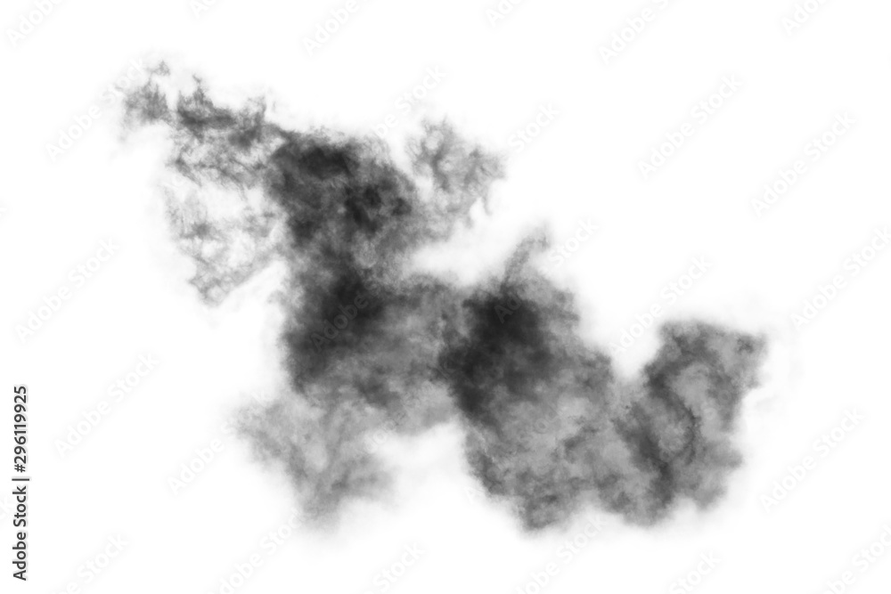 Textured Smoke,Abstract black,isolated on white background Textured Smoke,Abstract black,isolated on white background