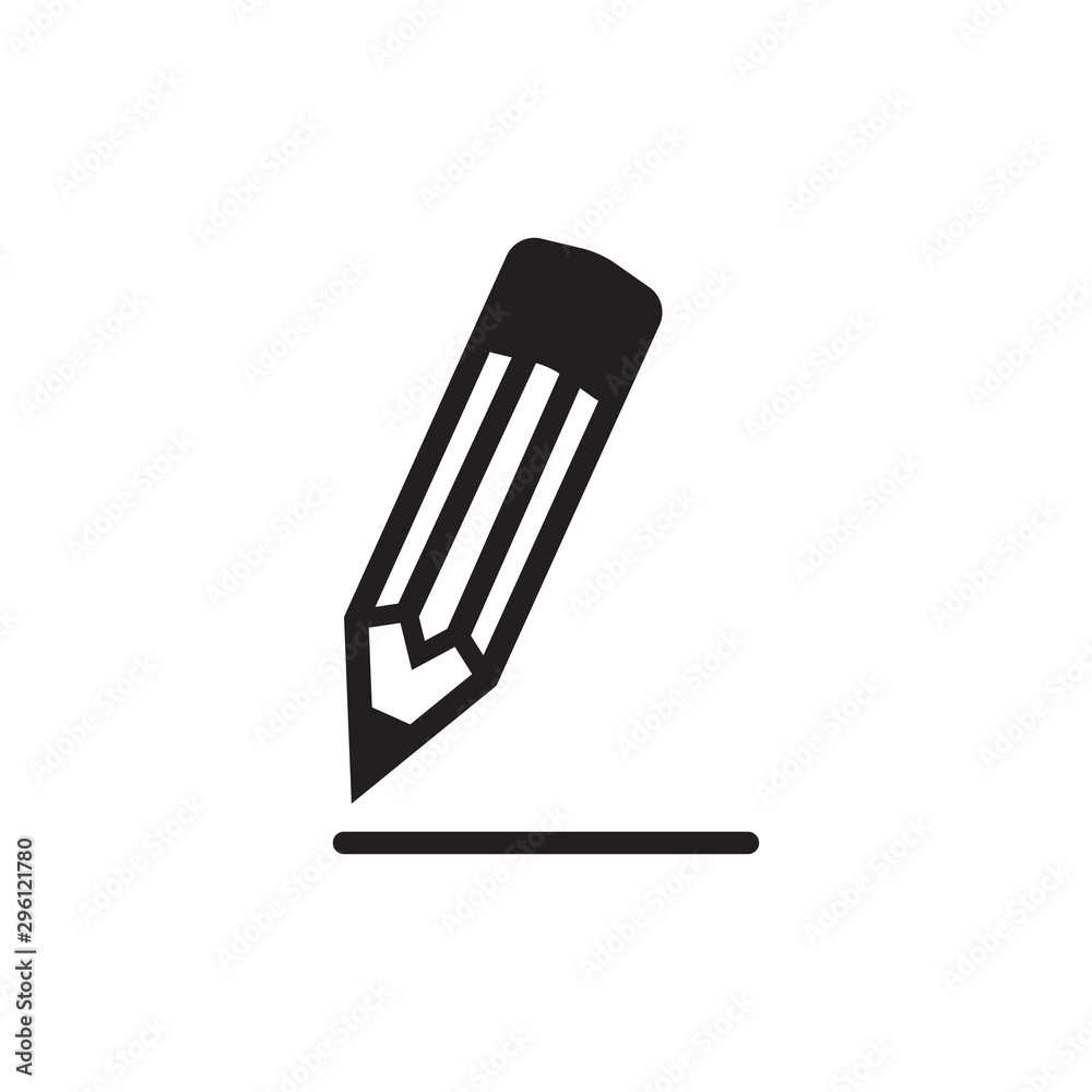 pencil icon vector trendy style pencil icon vector trendy style