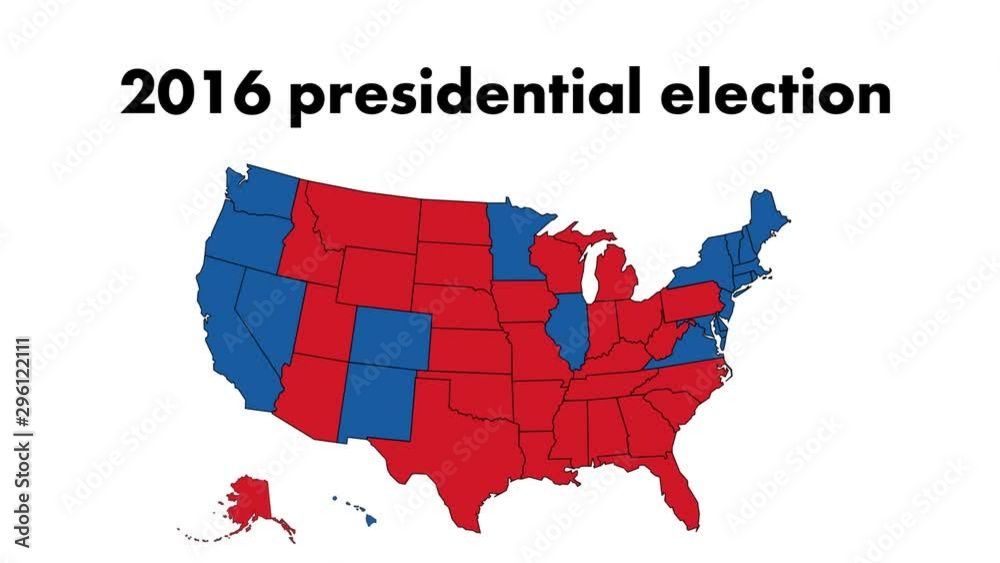 2016-us-election-map-with-state-names-stock-video-adobe-stock