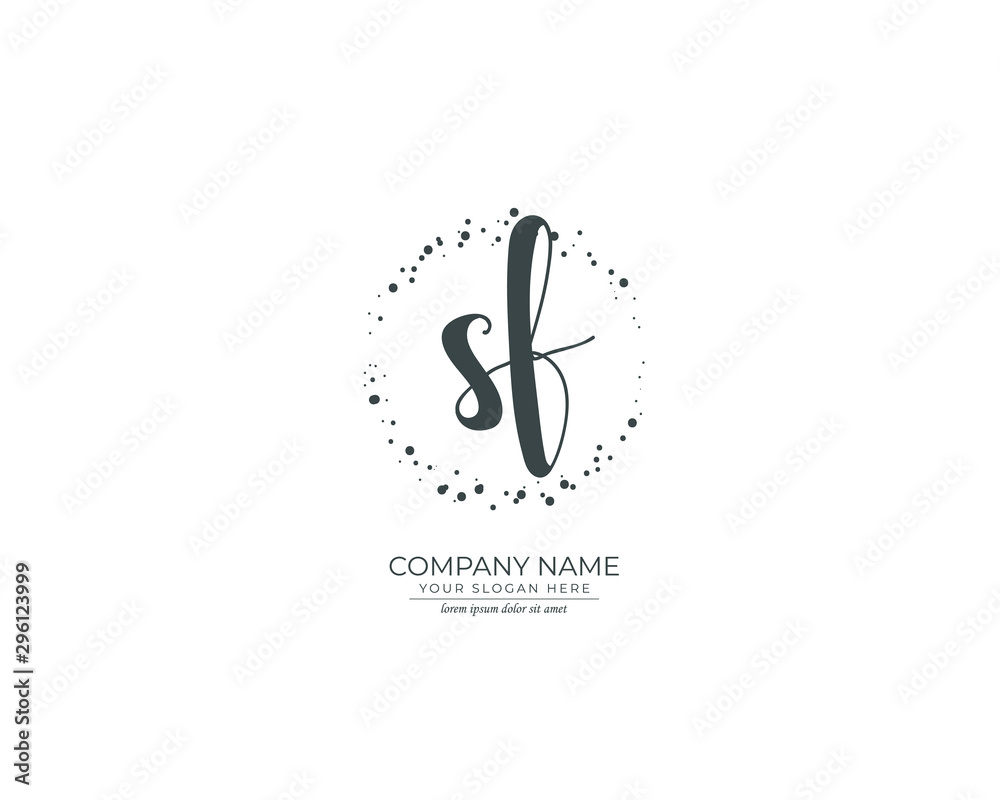 S F SF Initial handwriting logo design. Beautyful design handwritten logo for fashion, team, wedding, luxury logo. S F SF Initial handwriting logo design. Beautyful design handwritten logo for fashion, team, wedding, luxury logo.