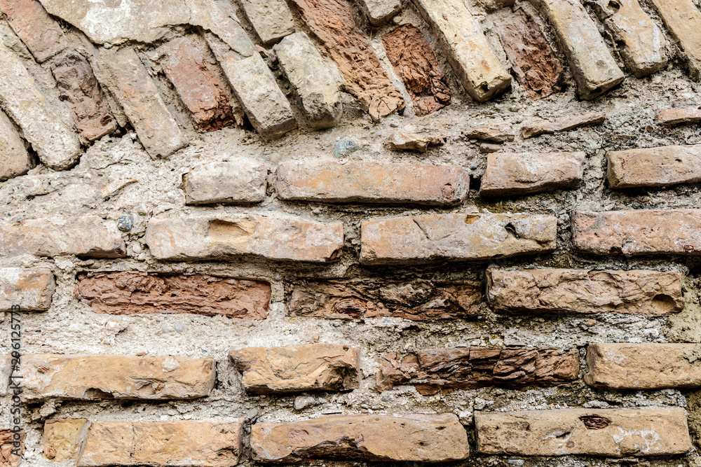 Naklejka premium Old brick wall.