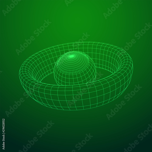 Abstract polygonal human eye sign. Digital vision, security technology and surveillance concept. Wireframe low poly mesh vector illustration