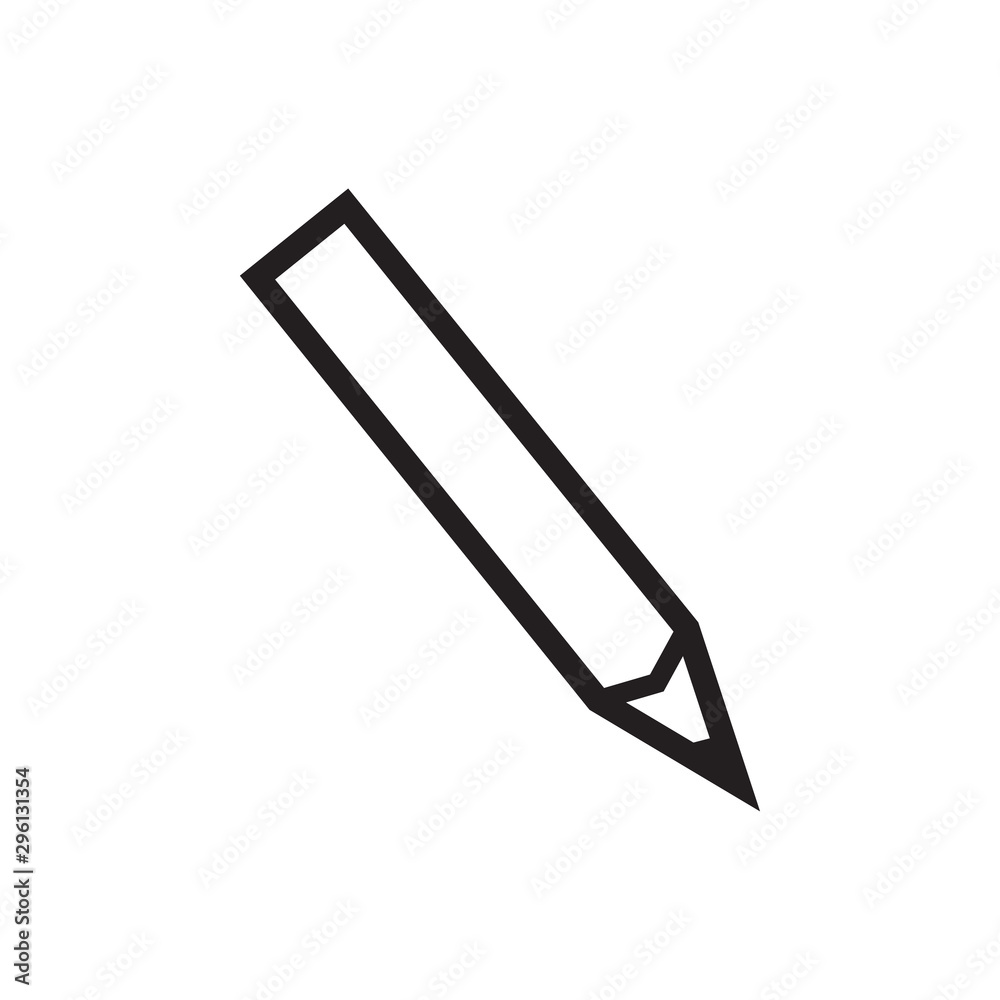 pencil icon vector trendy style pencil icon vector trendy style