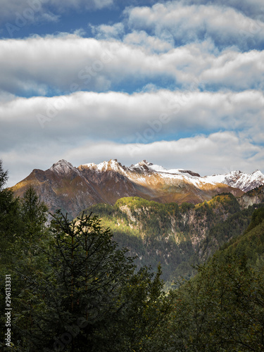 alps mountains clouds autumn  © denfran