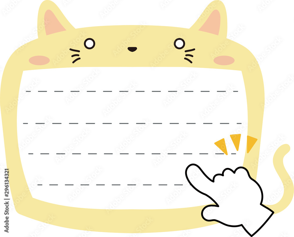 Cute Cat noteboard Cute Cat noteboard