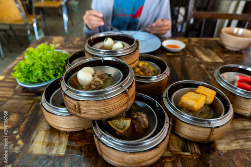 dim sum Appetizer of China  popular to eat breakfast   