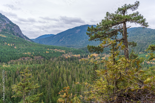 View at mountains in British Columbia, Canada.