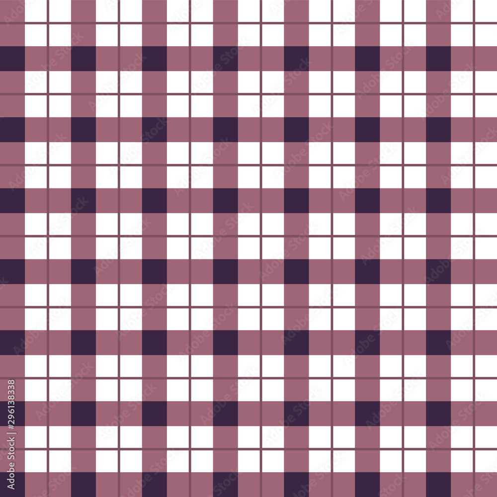 Vecteur Stock Elegant burgundy checkered seamless pattern. Wine and white  plaid texture. Maroon Gingham seamless background. Checkered backdrop for  textile, tablecloth, shirt and other fashion products. Vector | Adobe Stock