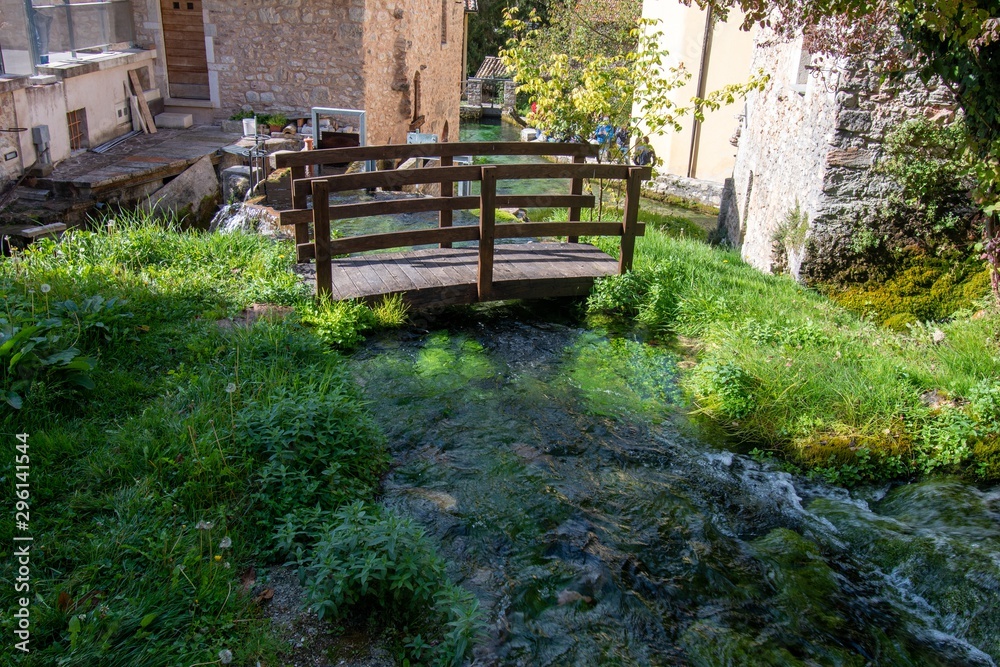Fototapeta premium Scorcio di Rasiglia - Foligno - Perugia - Umbria - Italia