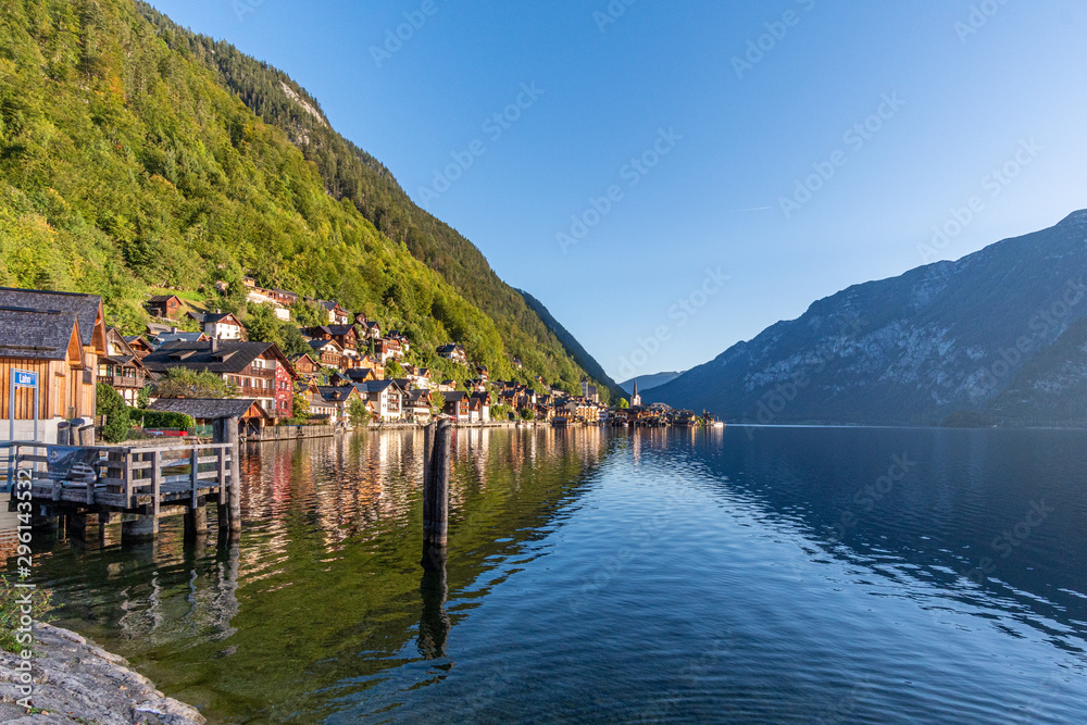 Morning in Hallstatt, Austria Morning in Hallstatt, Austria