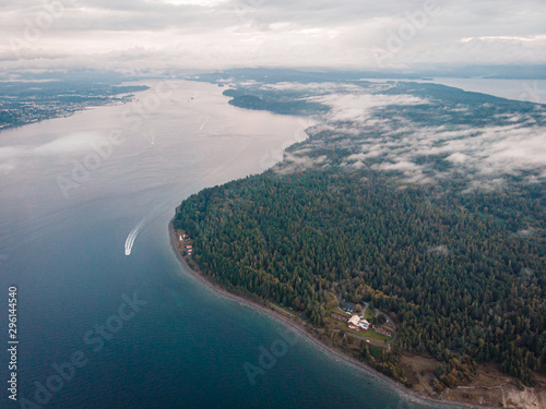 Cape Mudge lighthouse Quadra Island photo