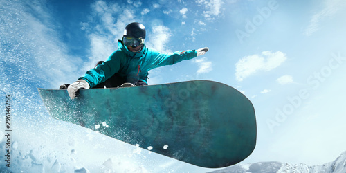 Snowboarding. photo