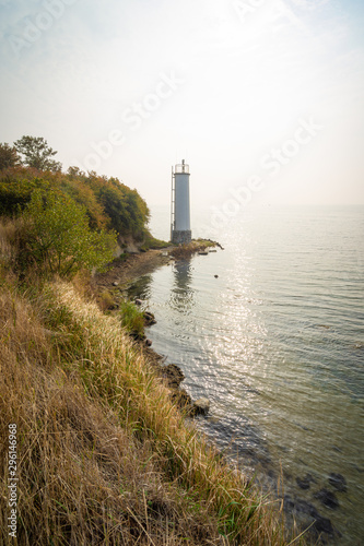 Leuchtturm Maltzien auf Insel Rügen an der Ostsee photo