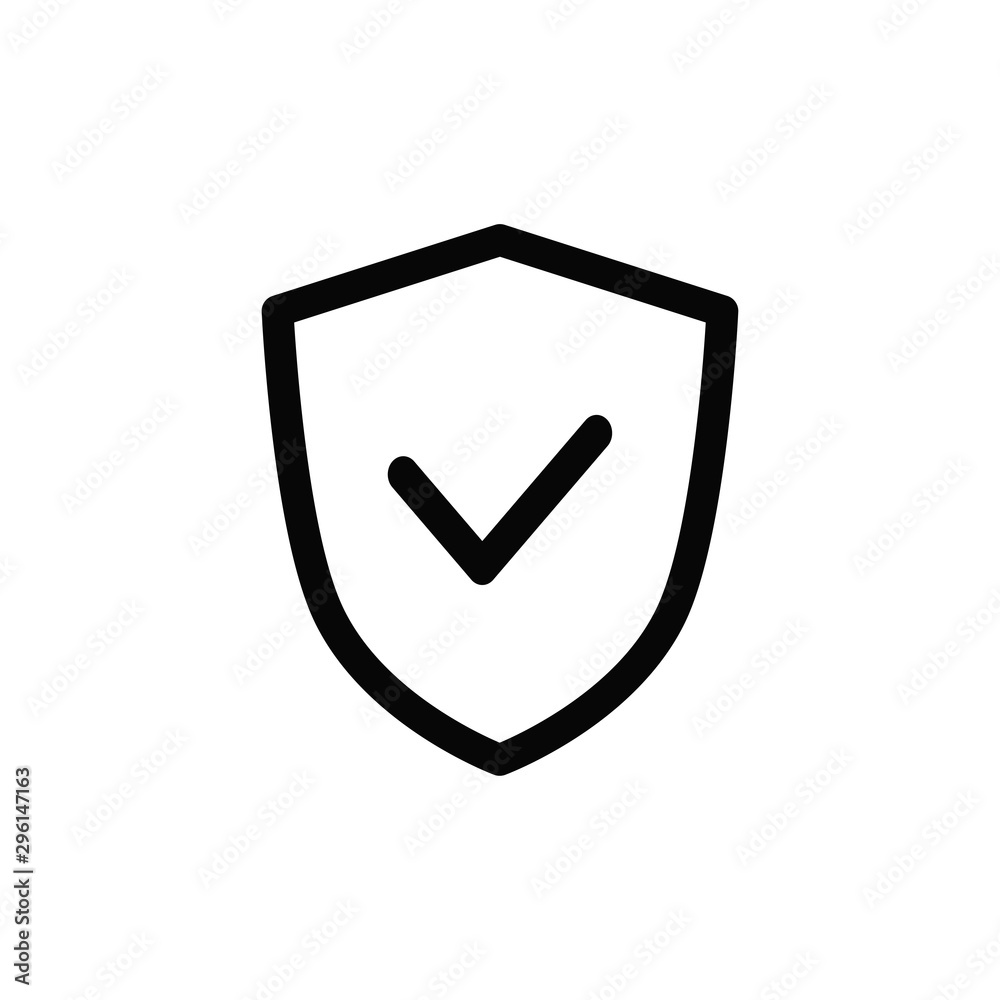shield icon vector trendy flat style shield icon vector trendy flat style
