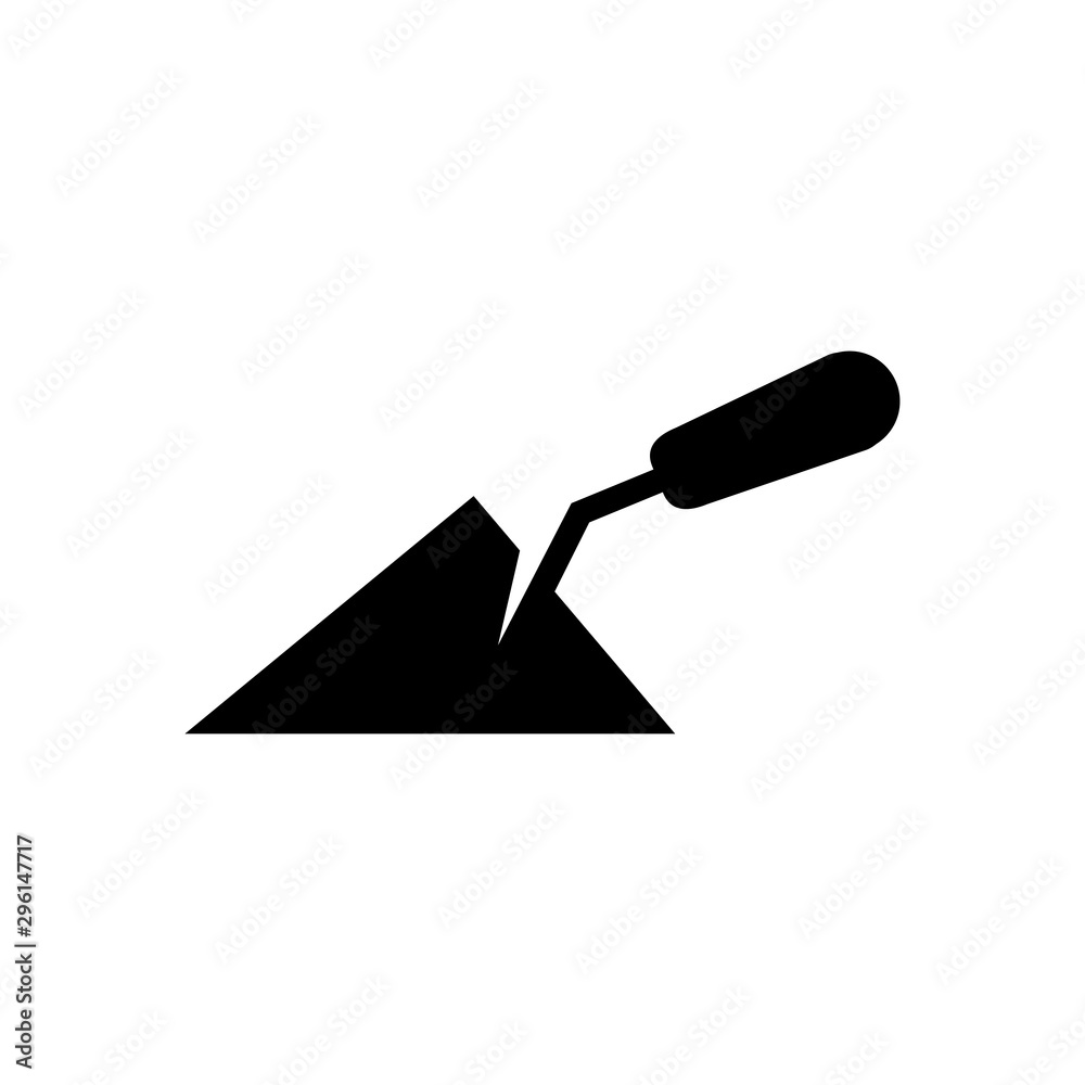 Trowel icon trendy design template