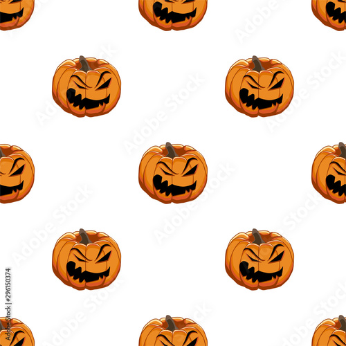 Illustration on theme big colored pattern Halloween